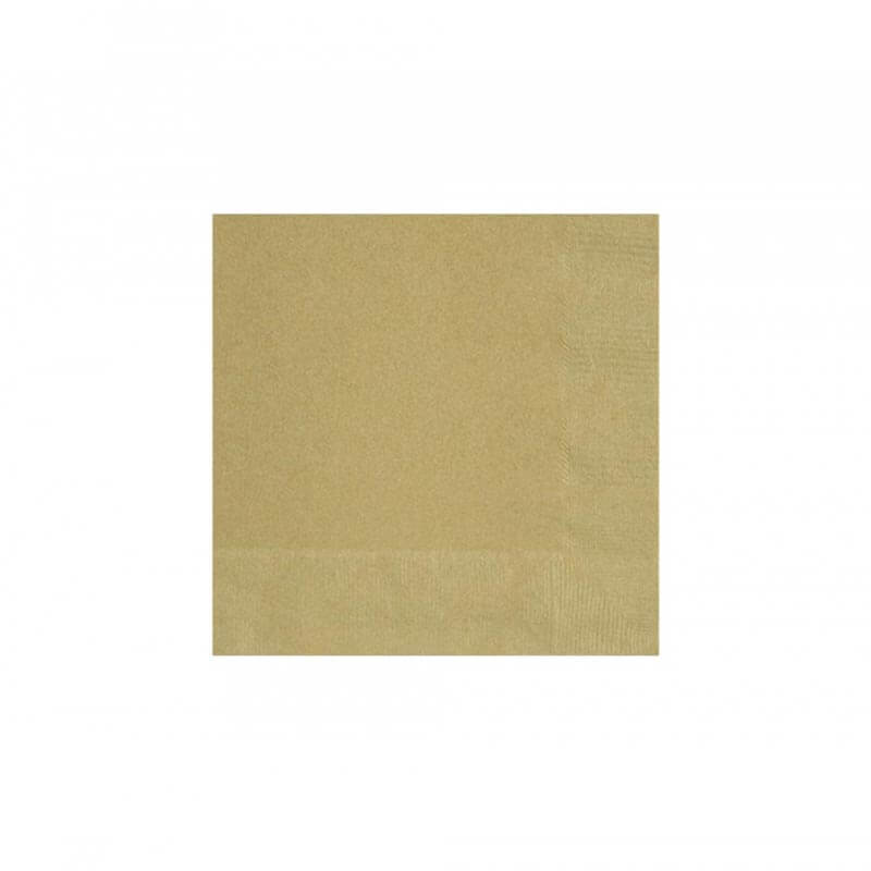 Χαρτοπετσέτες σε χρυσό χρώμα