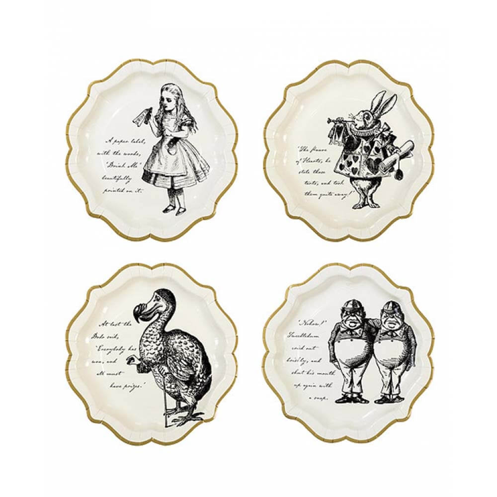 Πιάτα φαγητού με φιγούρες Truly Alice Talking