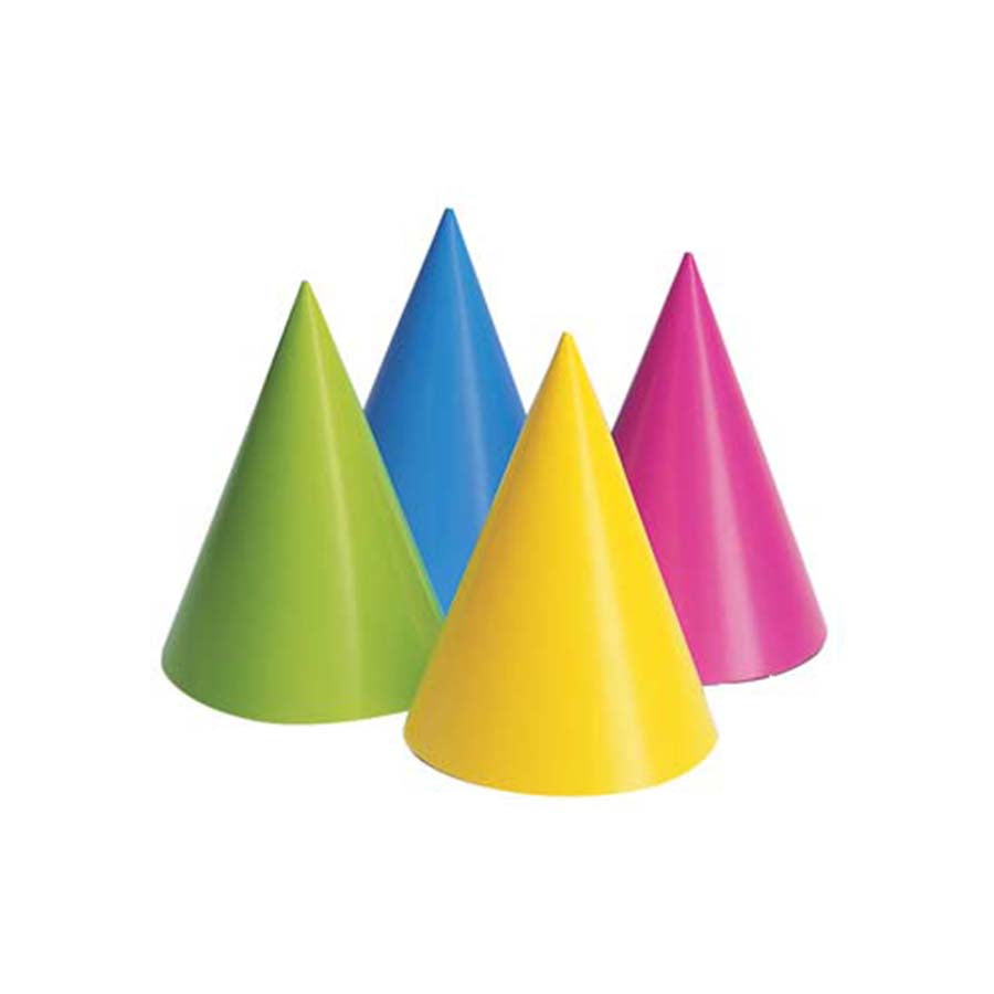 Καπελάκια ''Neon Χρώματα'' (8 τμχ)