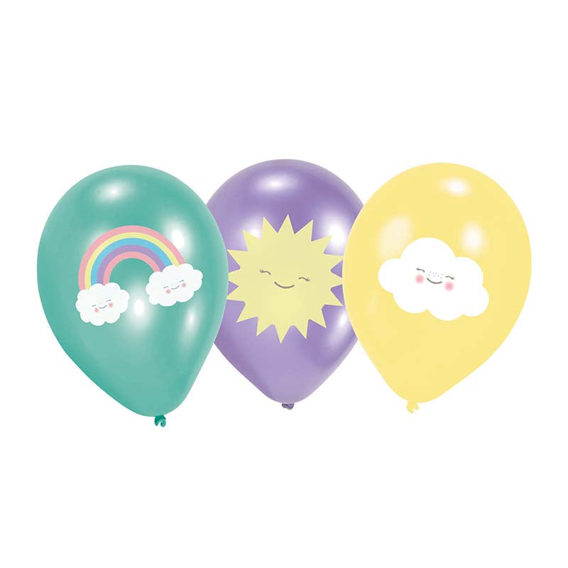 Μπαλόνια λατέξ σε 3 διαφορετικά σχέδια