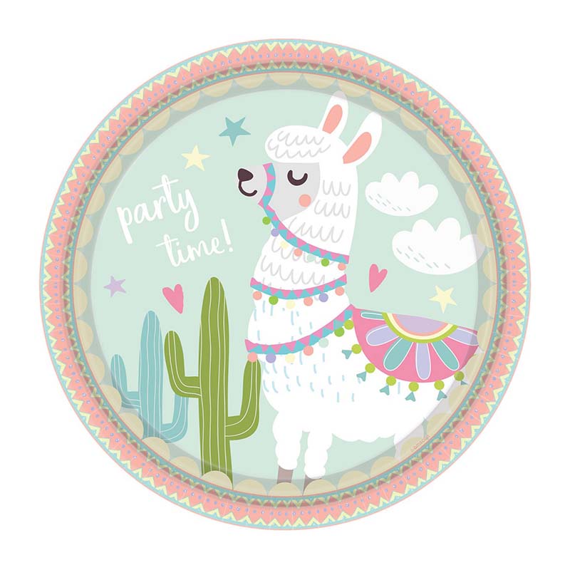 Χάρτινα πιάτα φαγητού με λάμα 8 τμχ