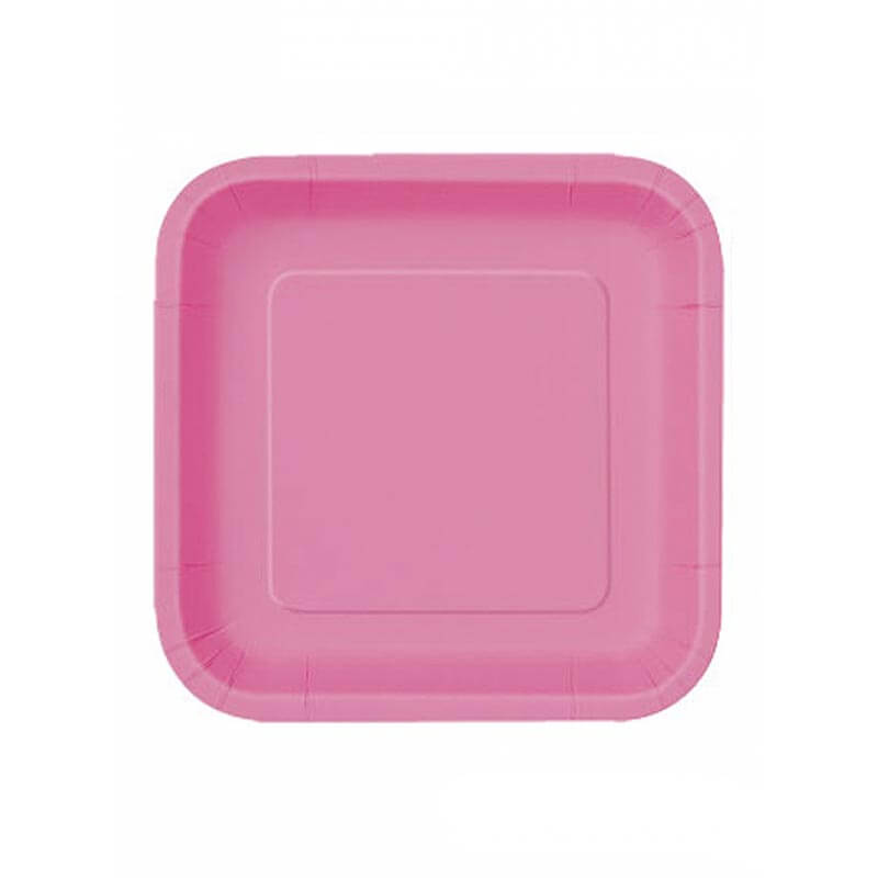 Πιάτο χάρτινο φαγητού σε φούξια χρώμα 23 εκ