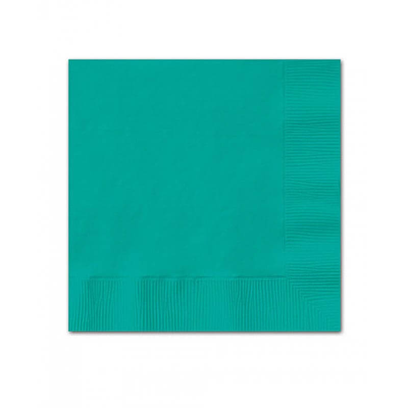 Χαρτοπετσέτες σε τυρκουάζ χρώμα