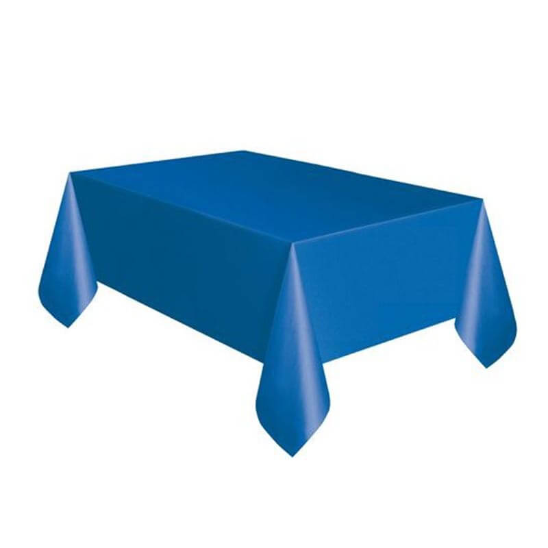 Πλαστικό τραπεζομάντηλο μπλε 1.37 x 2.74 m