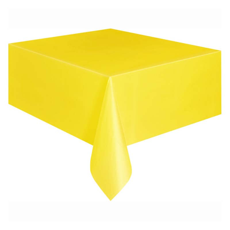 Πλαστικό τραπεζομάντηλο κίτρινο