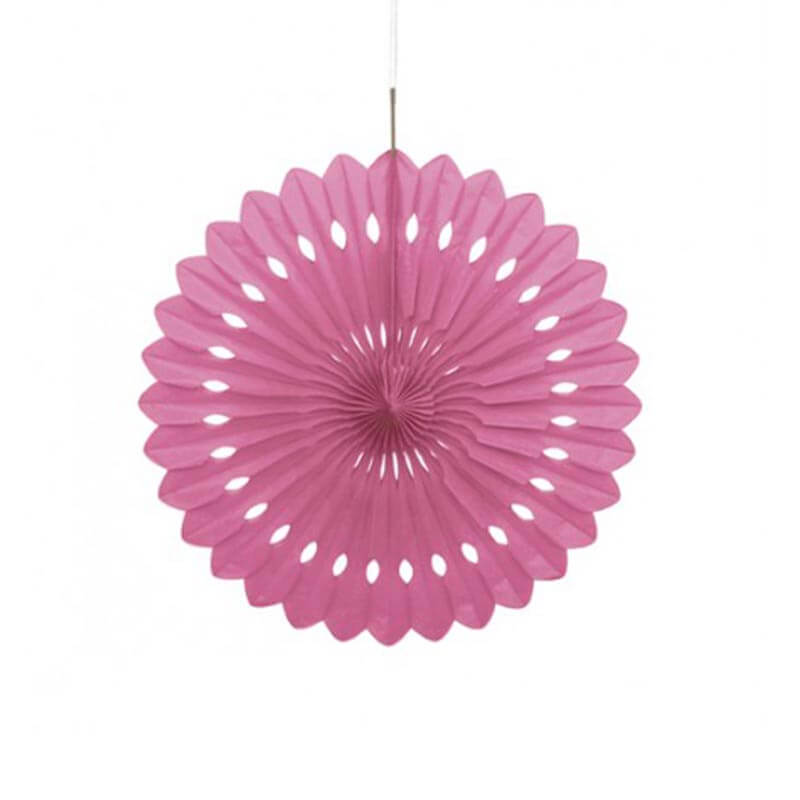 Διακοσμητική βεντάλια σε φούξια χρώμα