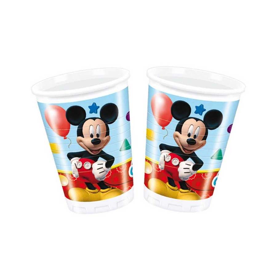 Ποτήρια πλαστικά Playful Mickey Disney 8τεμ