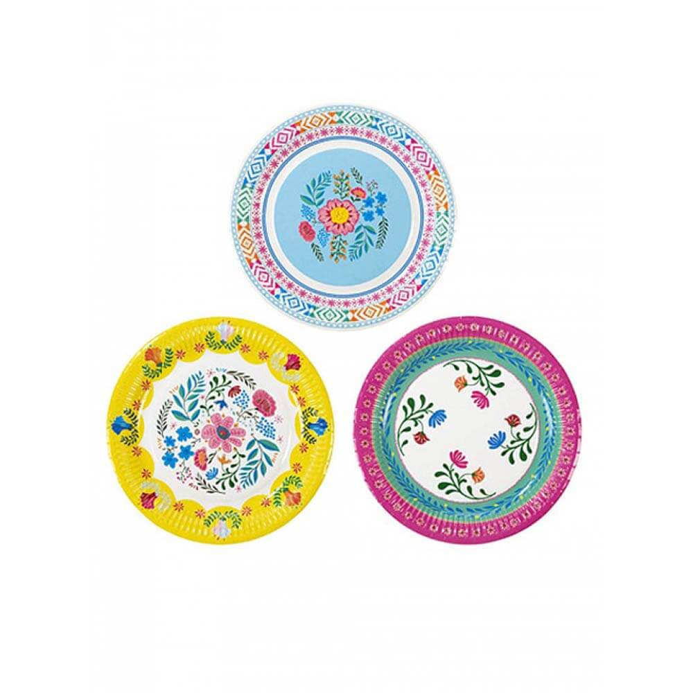 Χάρτινο πιάτο φαγητού Boho Style Talking
