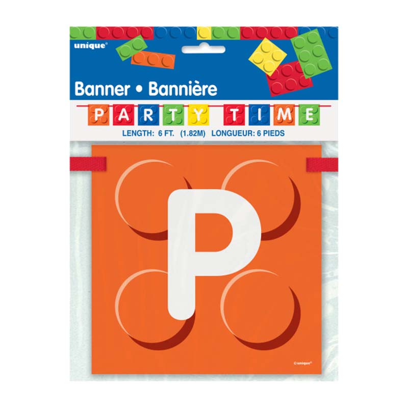 Γιρλάντα Party Time σε θέμα τουβλάκια