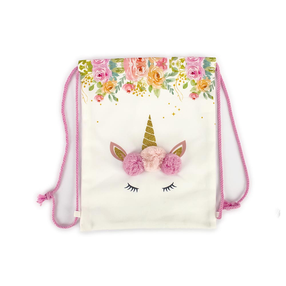 Υφασμάτινο σακίδιο πλάτης μονόκερος 30x25εκ