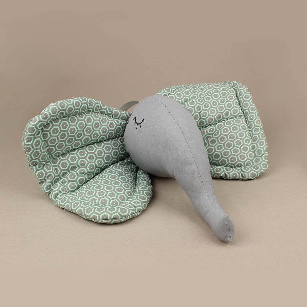 Μαξιλάρι υφασμάτινο σε σχήμα ελεφαντάκι