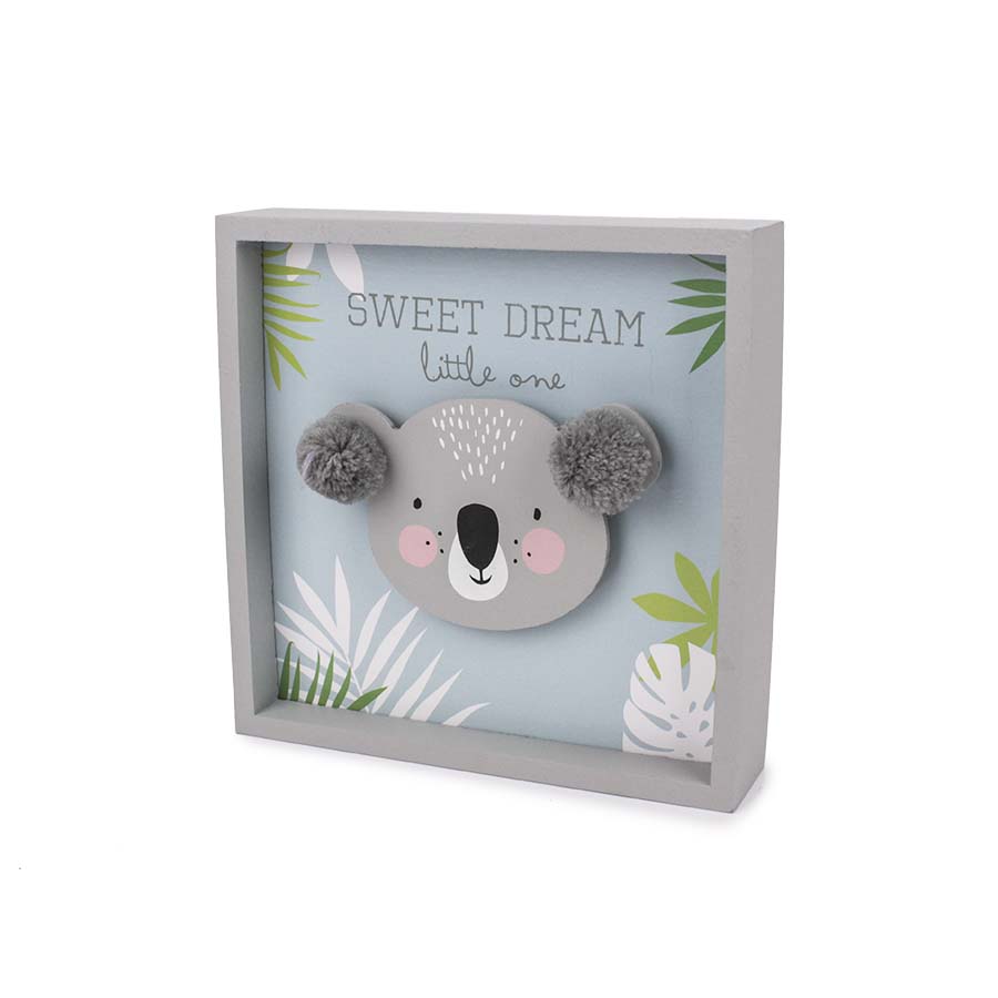 Καδράκι κοάλα με LED 18x18x5εκ