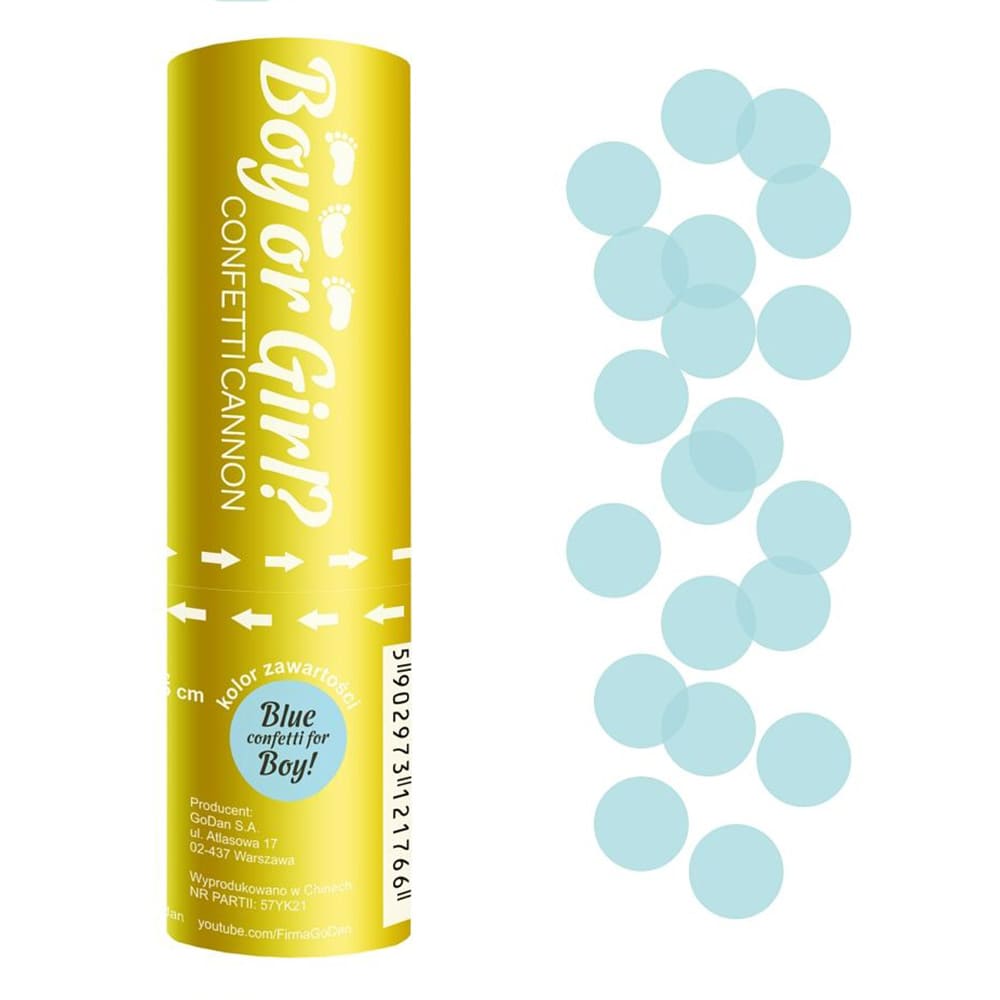 Κανονάκι Κομφετί Σιελ για Αποκάλυψη Φύλου