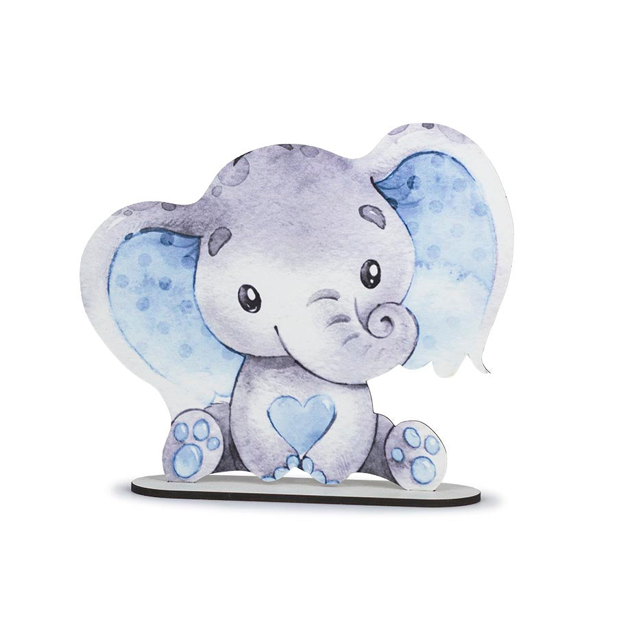 Ξύλινο διακοσμητικό στάντ ελεφαντάκι 30εκ