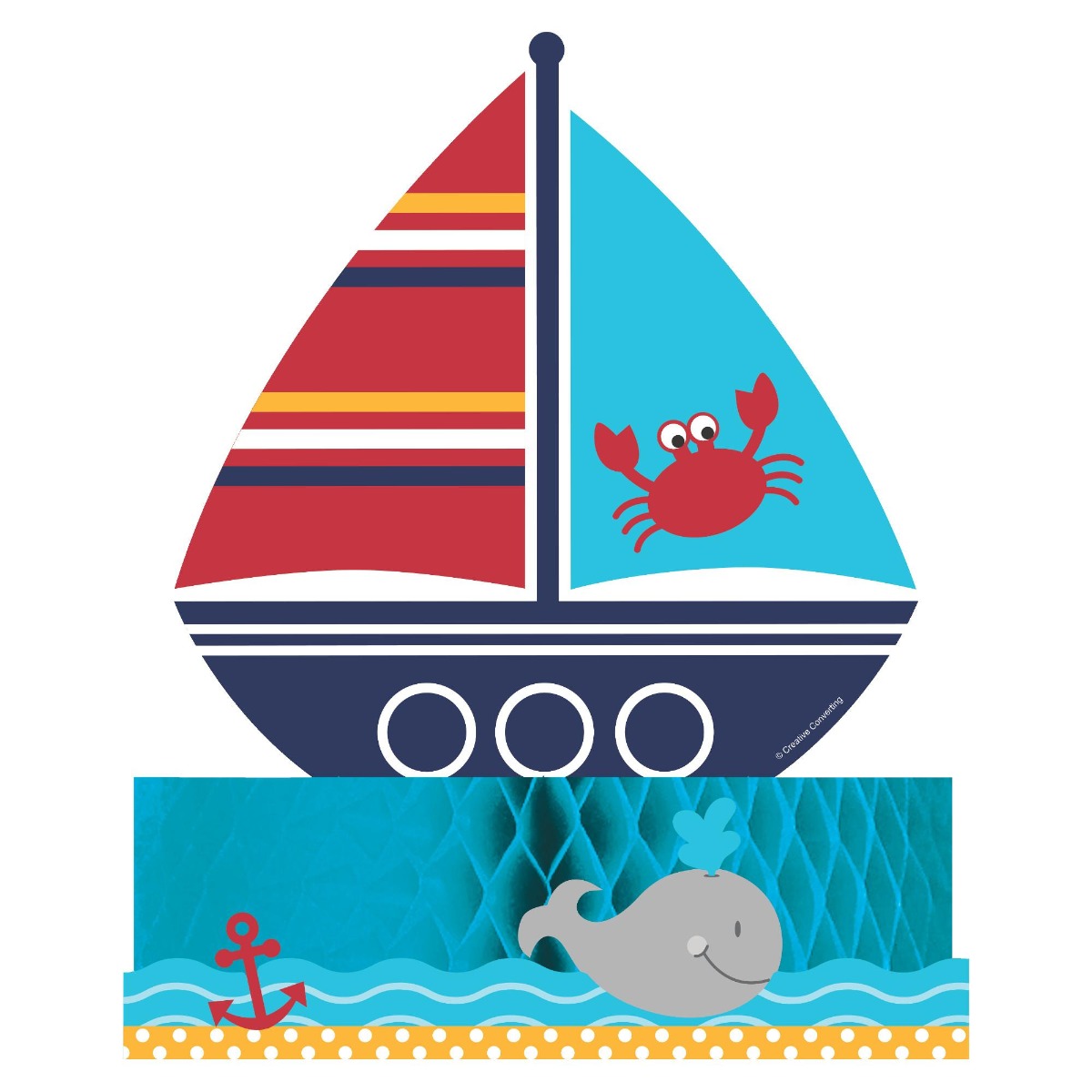 Επιτραπέζιο διακοσμητικό με θέμα Ahoy Matey