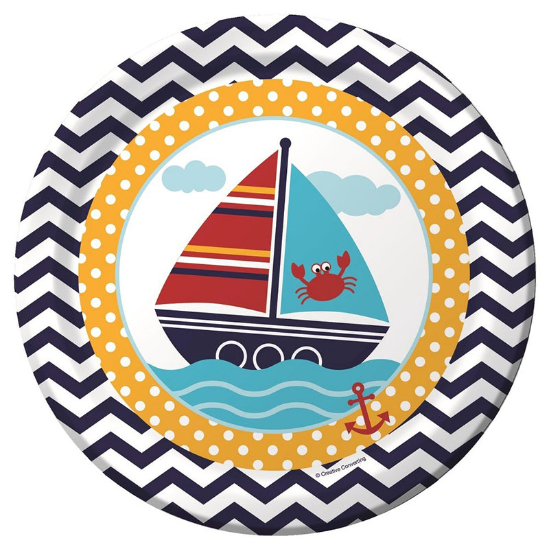 Πιάτα φαγητού Ahoy Matey 8τεμ.