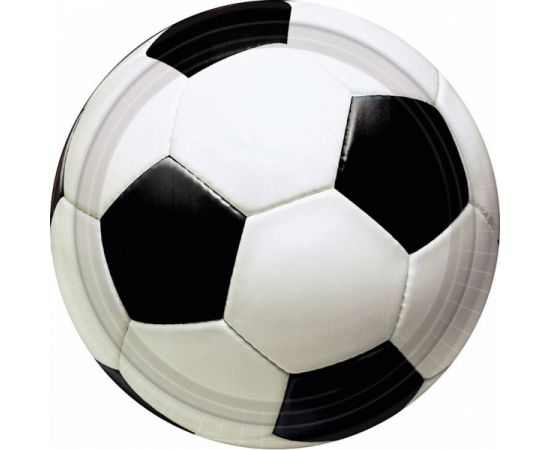 Χάρτινο πιάτο γλυκού μπάλα ποδοσφαίρου 8τεμ.