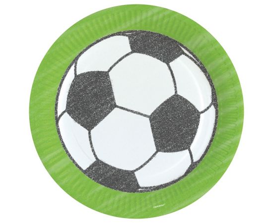 Χάρτινα πιάτα φαγητού 22.8εκ. Ποδόσφαιρο