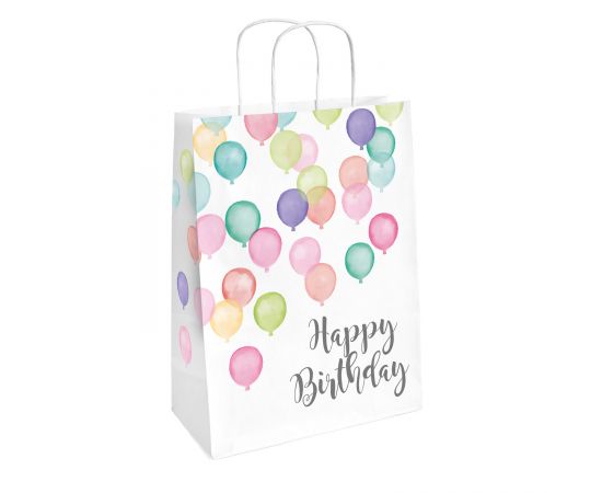 Σακούλες Δώρου Happy Birthday Ballons 2 τεμ