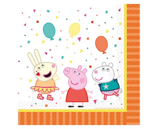 Χαρτοπετσέτες φαγητού 33εκ. Peppa Pig 16τεμ.