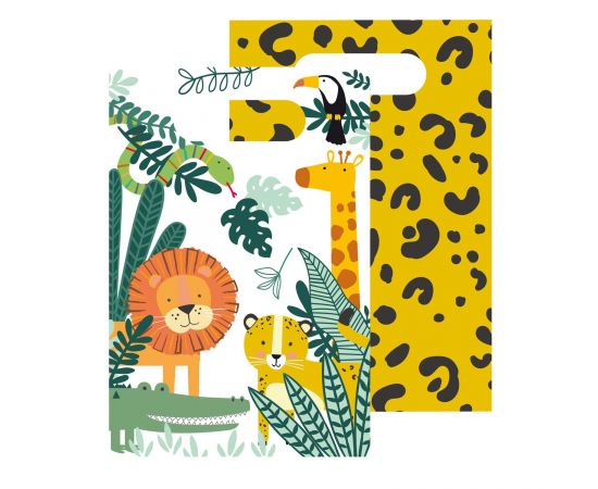 Σακουλάκια Δώρου για Παιδικό Πάρτυ Get Wild 8 τεμ