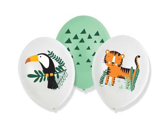 Μπαλόνια λάτεξ 28εκ. Get Wild 6τεμ.