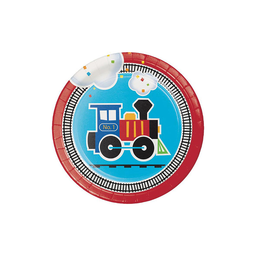 Πιάτα γλυκού 18εκ All Aboard 8τεμ