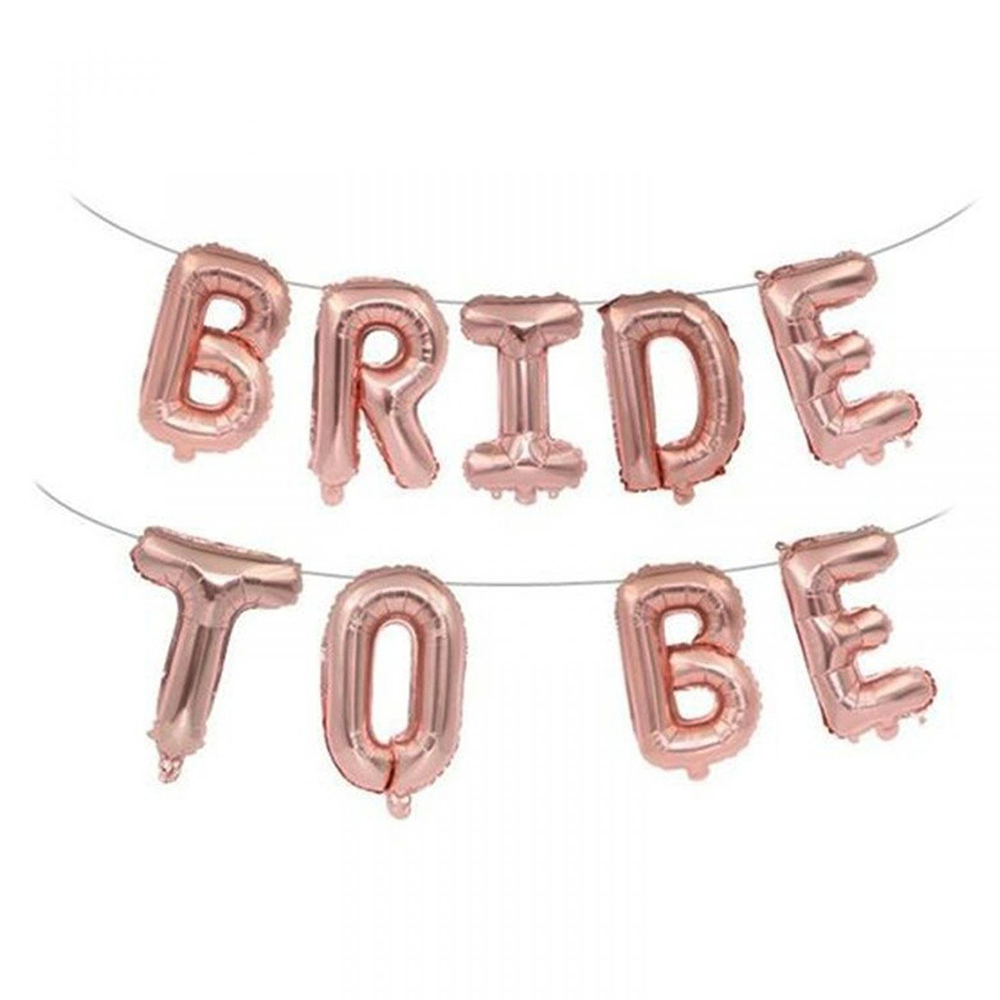 Μπαλόνι για Βachelorette Party "Bride to Be" Rose Gold 1 τεμ