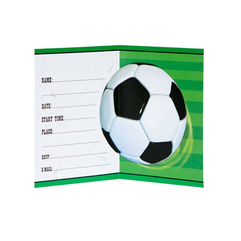 Πρόσκληση για Πάρτυ Ποδόσφαιρο 8 τεμ