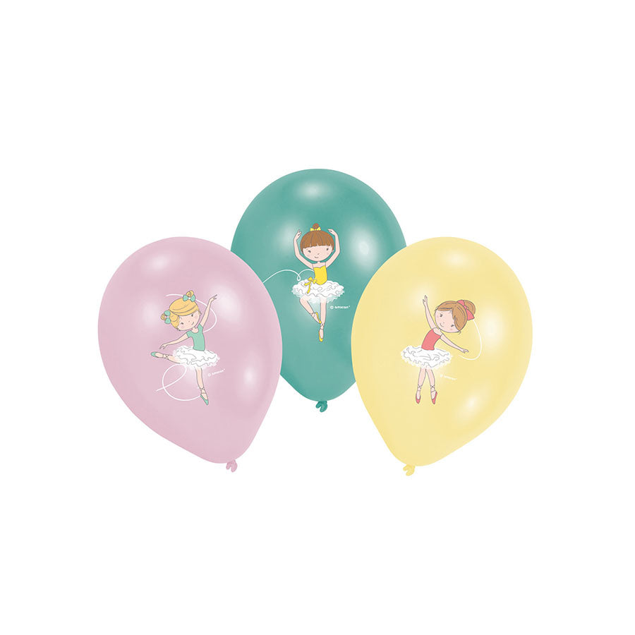 Μπαλόνια λατέξ Little Dancer 6τεμ 28εκ