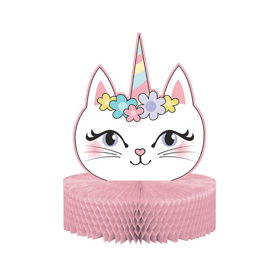 Διακοσμητικό τραπεζιού γατούλα μονόκερος 30x30εκ