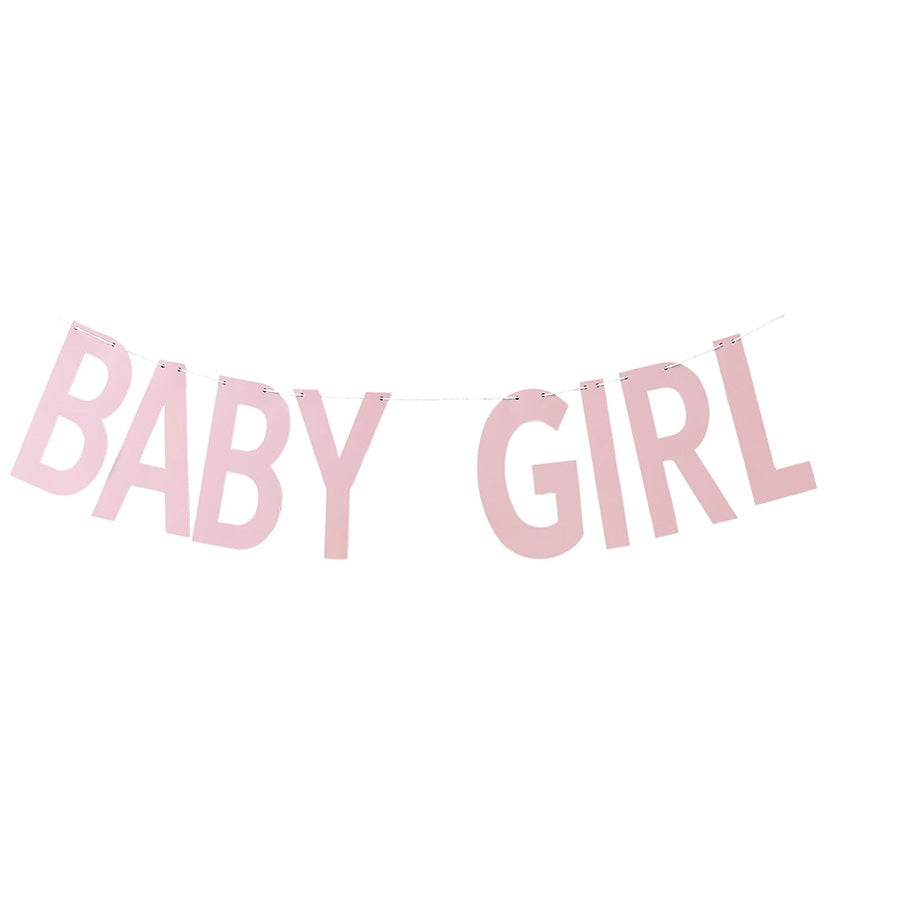 Γιρλάντα Γράμματα Baby Girl Pink