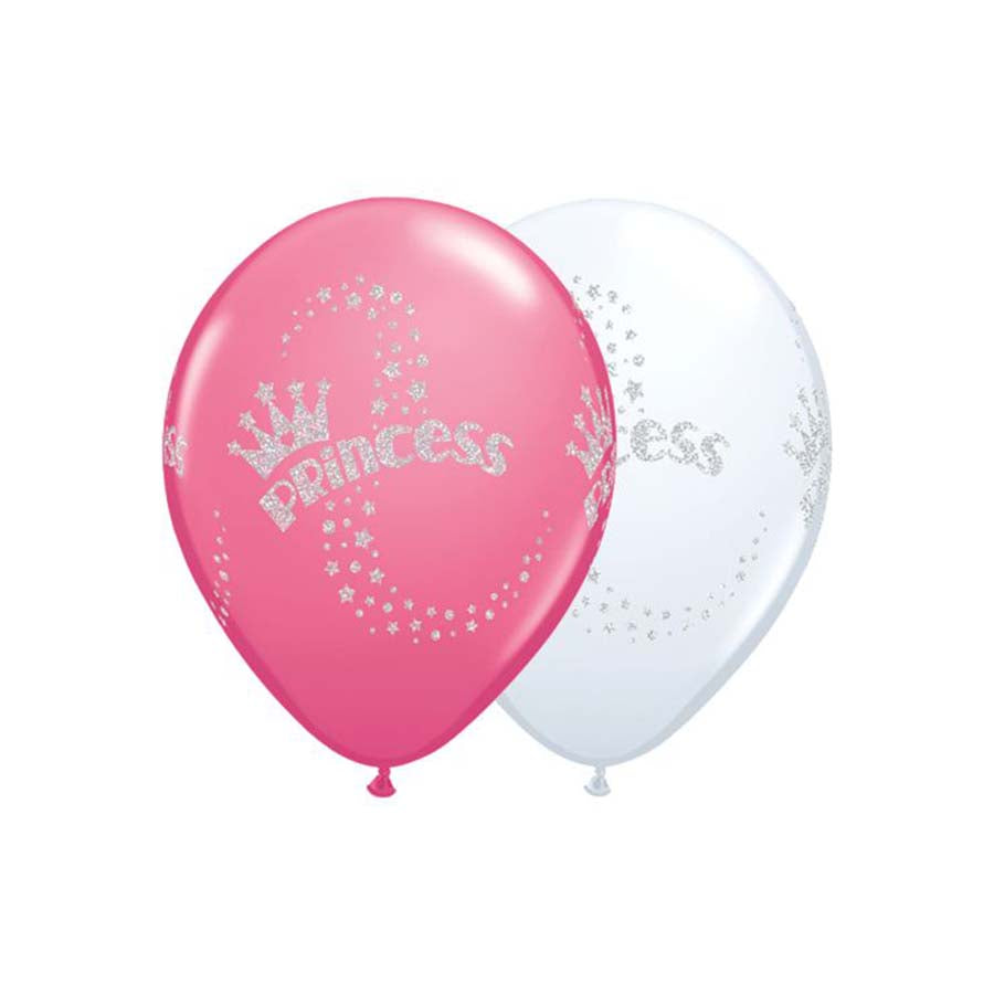 Μπαλόνια λάτεξ Glitter Princess 28εκ