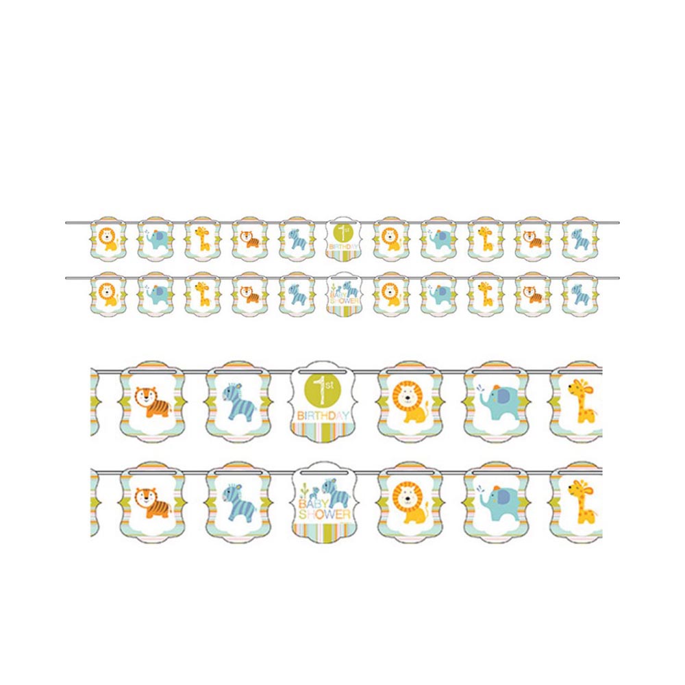 Γιρλάντα πρώτα γενέθλια Μικρή καμηλοπάρδαλη 2,5μ