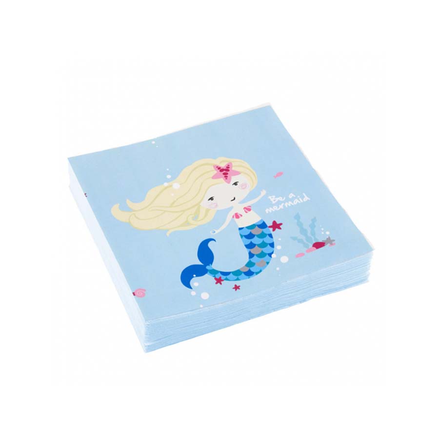 Χαρτοπετσέτες φαγητού Be A Mermaid 20τεμ