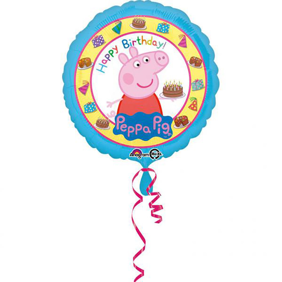 Μπαλόνι Φοιλ Στρογγυλό Peppa Pig Birthday