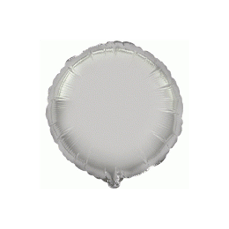 Μπαλόνι Φοιλ Στρογγυλό Ασημί 45 cm
