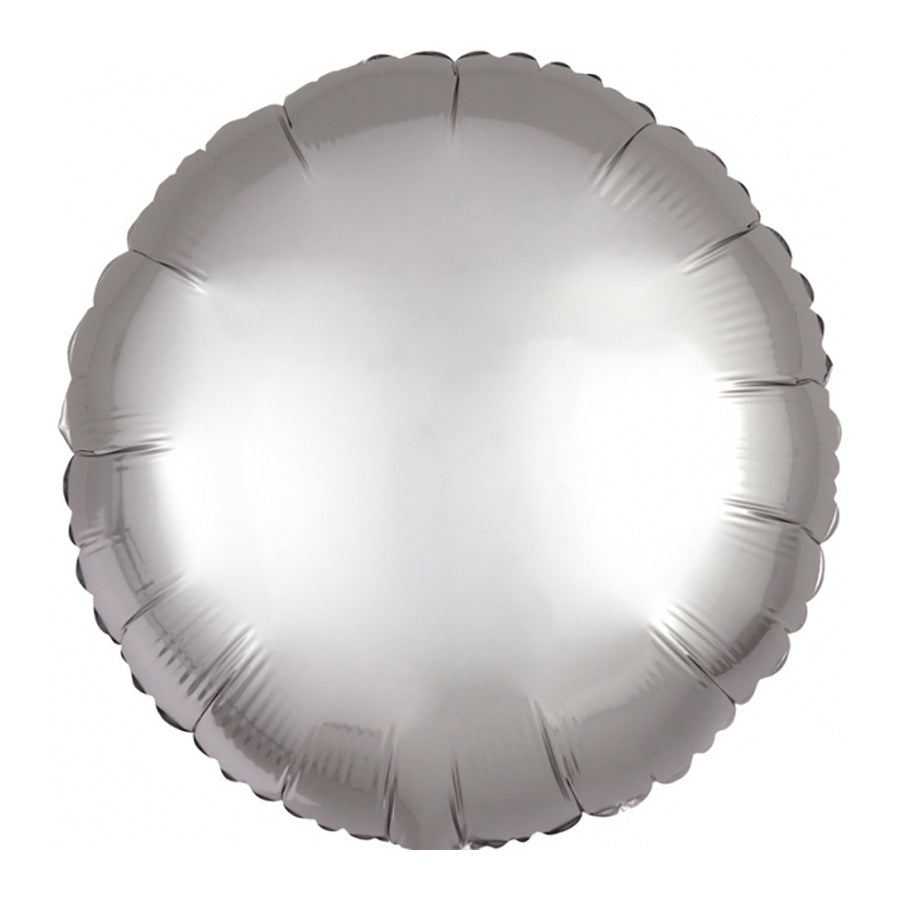 Μπαλόνι Φοιλ Στρογγυλό Platinum 43εκ.