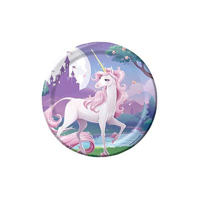 Χάρτινα πιάτα γλυκού Unicorn Fantasy 8τεμ