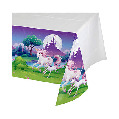 Πλαστικό τραπεζομάντηλο Unicorn Fantasy 140x260εκ