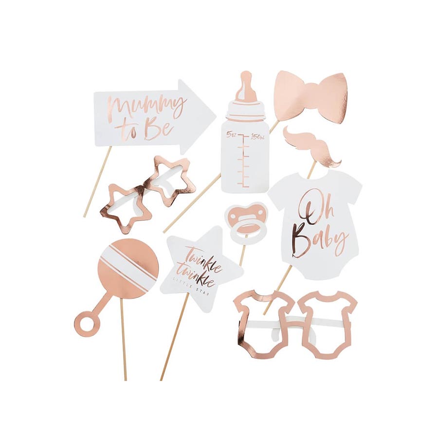 Χάρτινα Photo Booth Baby Shower Twinkle Twinkle