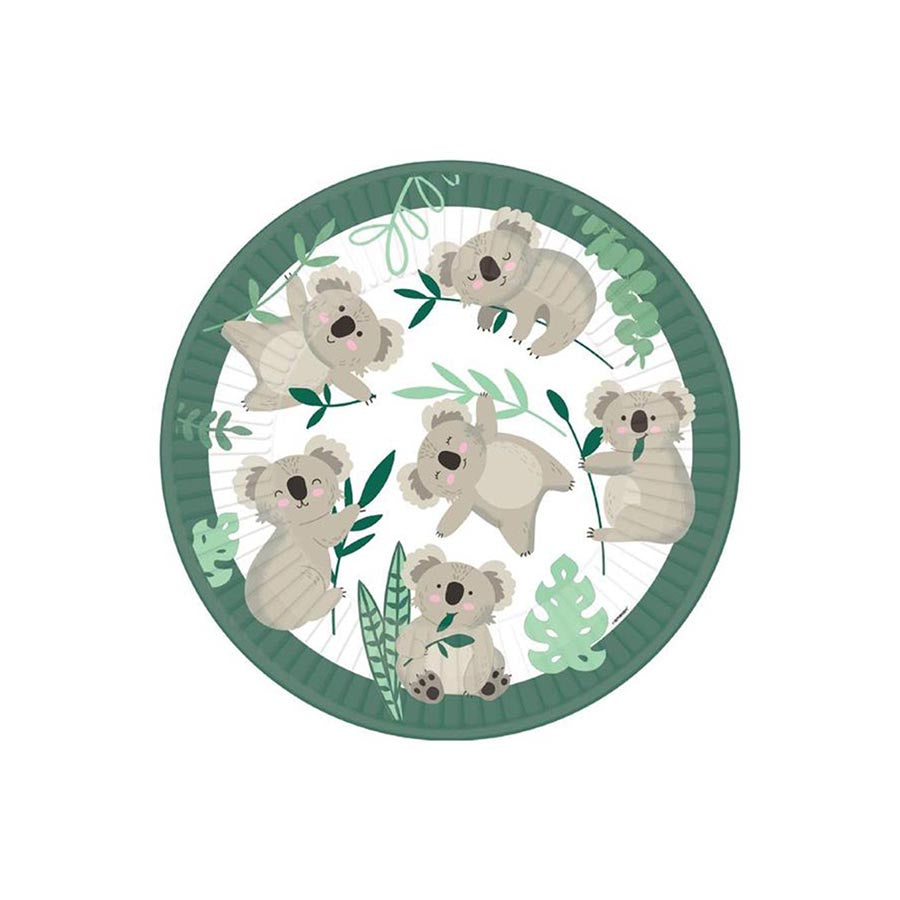 Πιάτα φαγητού Κοάλα 8 τμχ