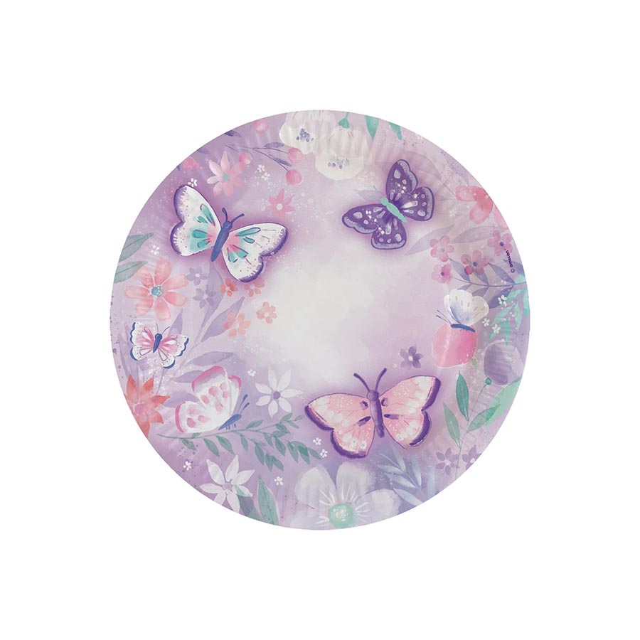 Πιάτα χάρτινα φαγητού Πεταλούδες