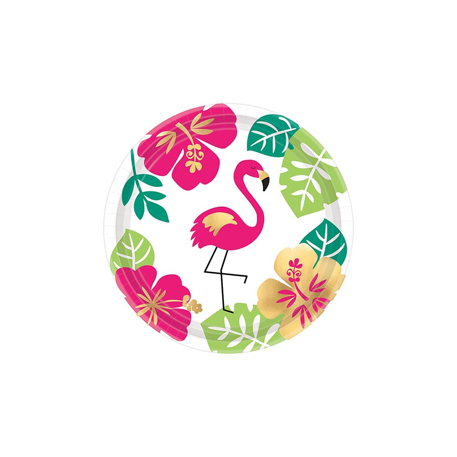 Πιάτα Χάρτινα Aloha-Pineapple-Flamingo (8τεμ)
