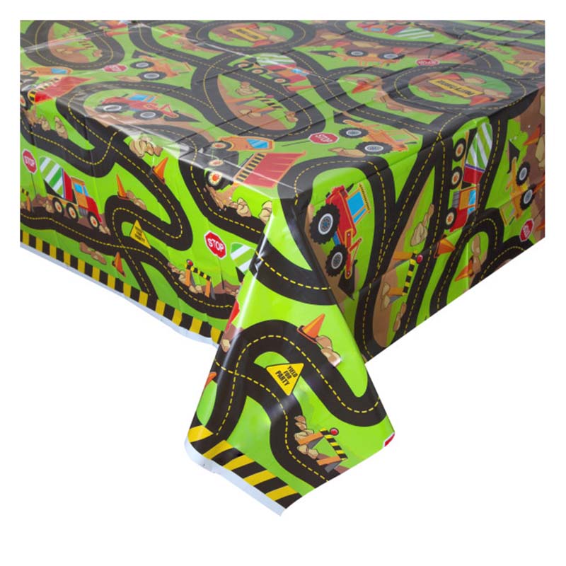 Πλαστικό τραπεζομάντηλο με θέμα Construction