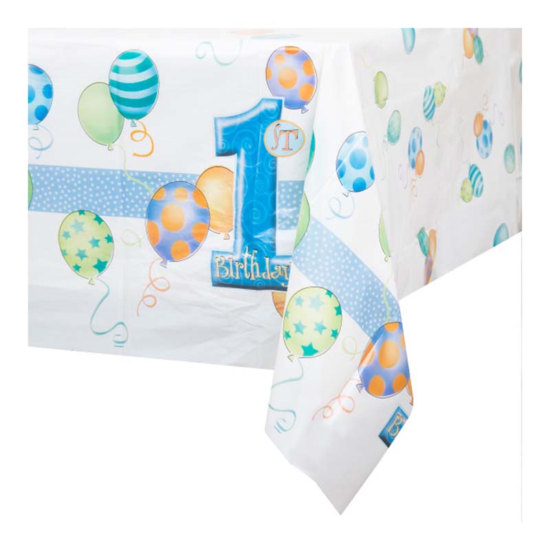 Πλαστικό τραπεζομάντηλο για πρώτα γενέθλια
