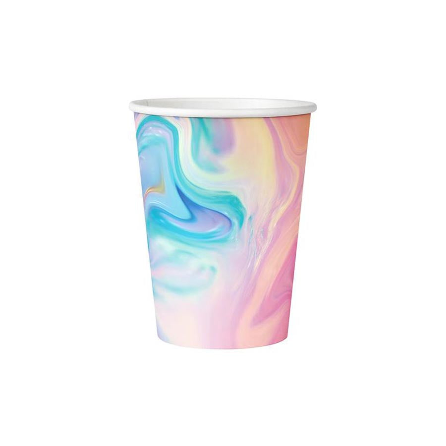 Ποτήρια χάρτινα Παστέλ 270ml (6 τεμ)