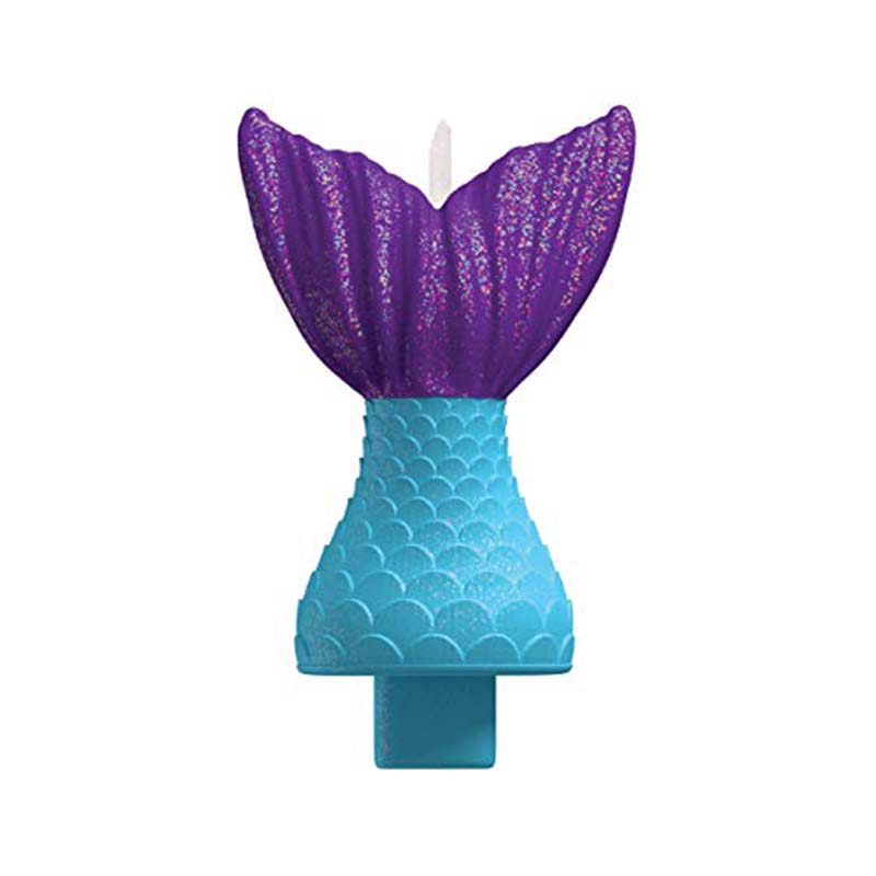 Κεράκι τούρτας ουρά γοργόνας 1τμχ