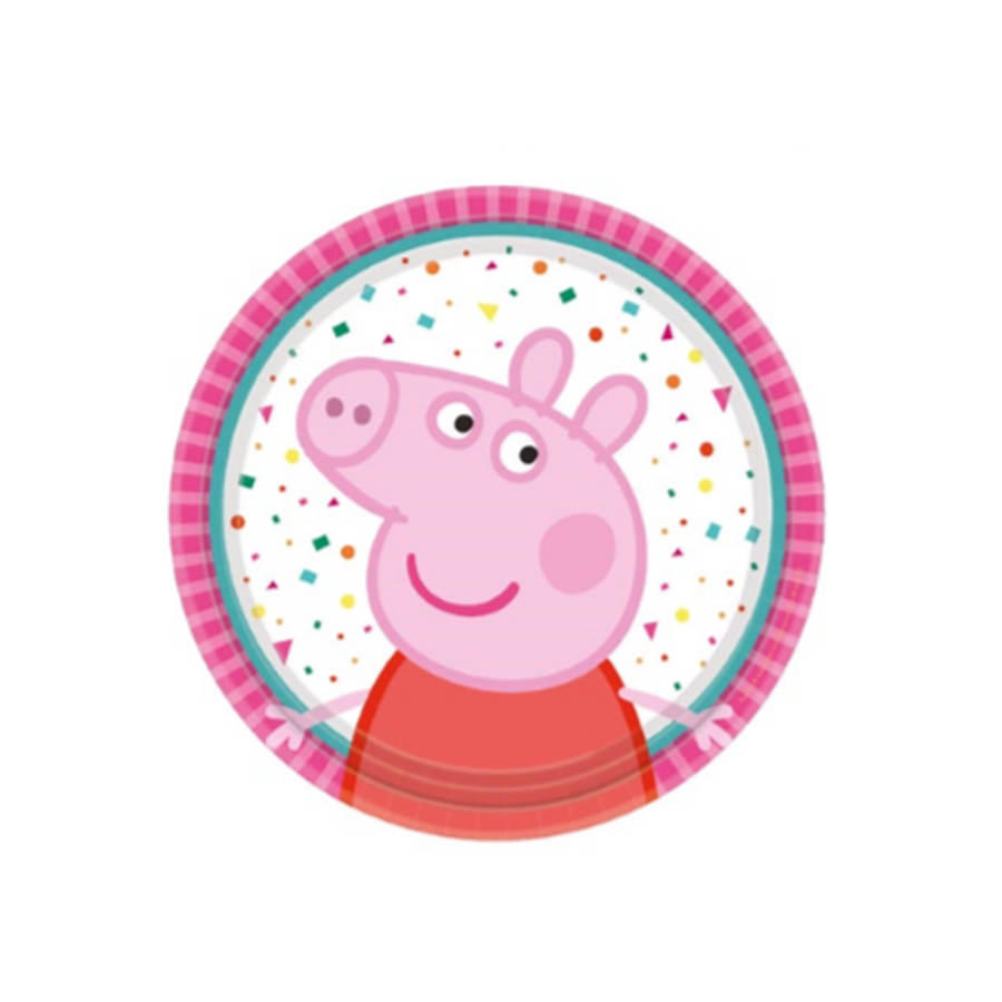Χάρτινα πιάτα γλυκού Peppa Pig 18εκ
