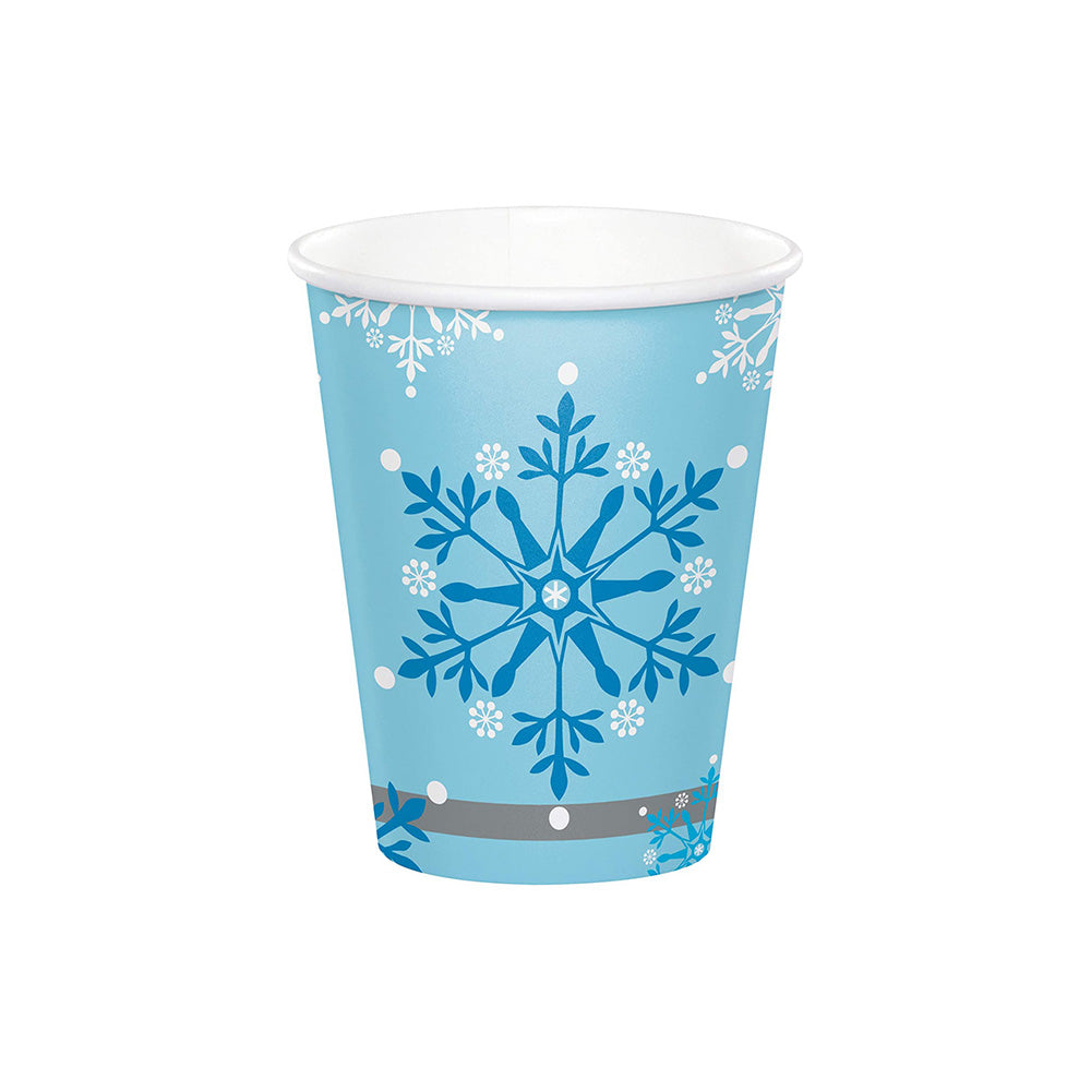 Ποτήρια χάρτινα Snow Princess 266ml 8τεμ